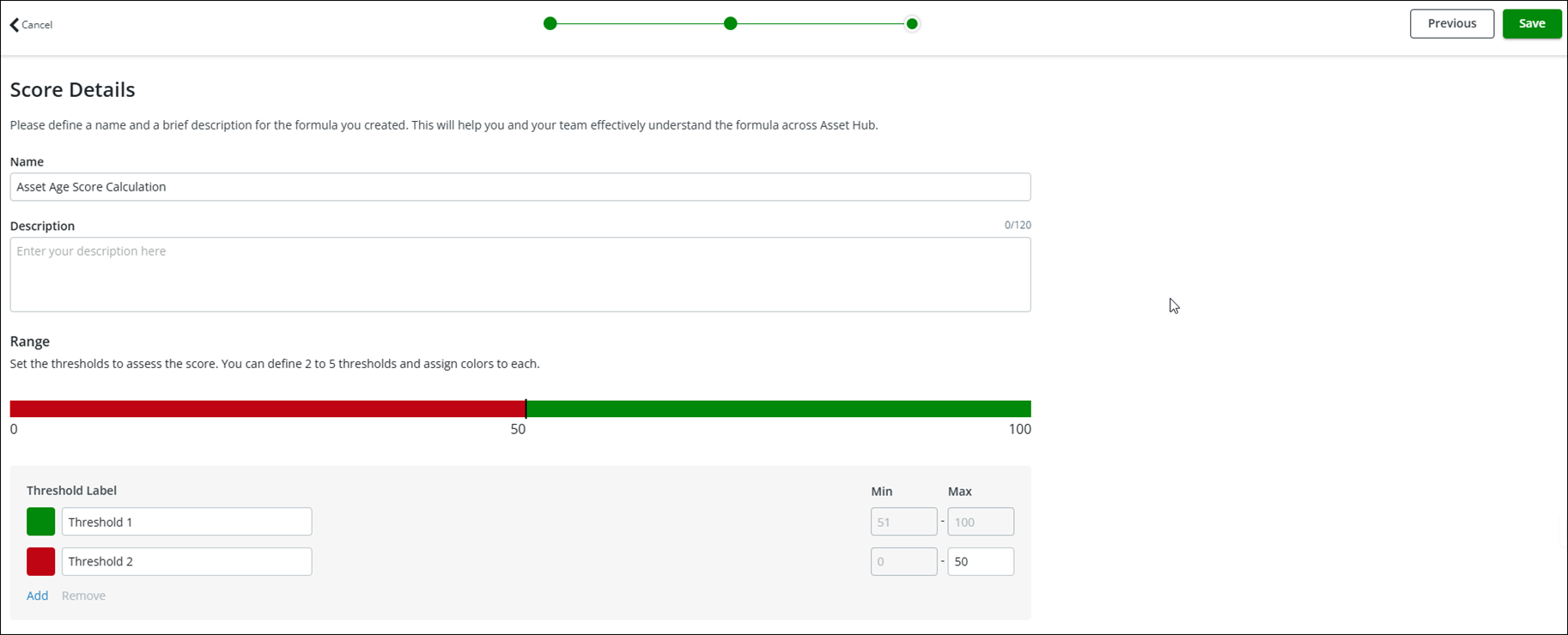 Score Threshold