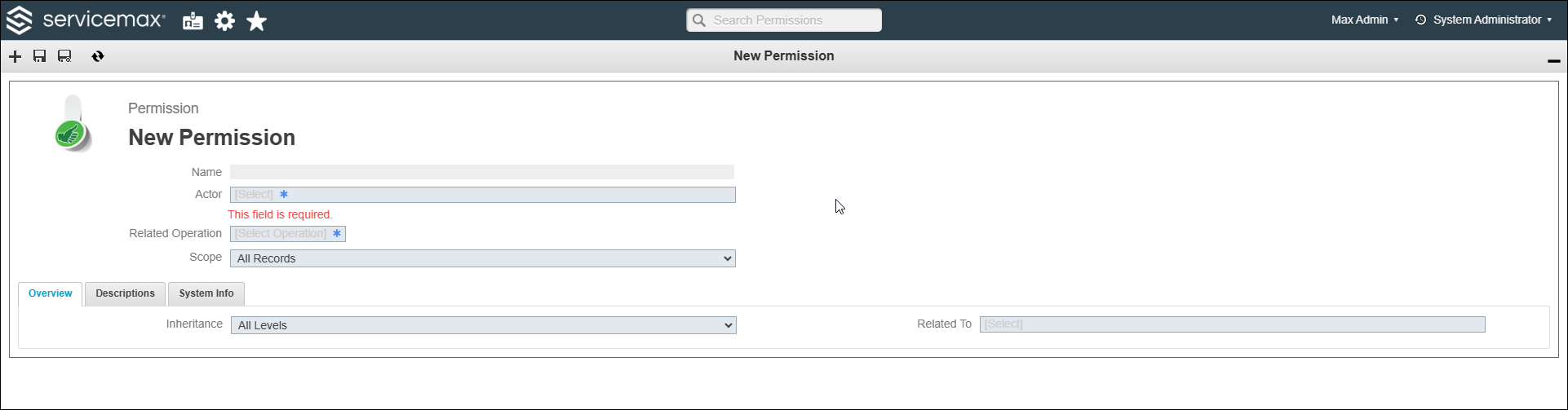 Create a New Permission