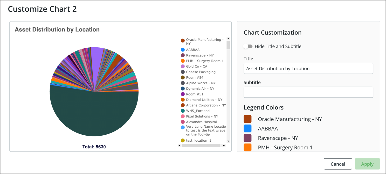 Customize Chart Window
