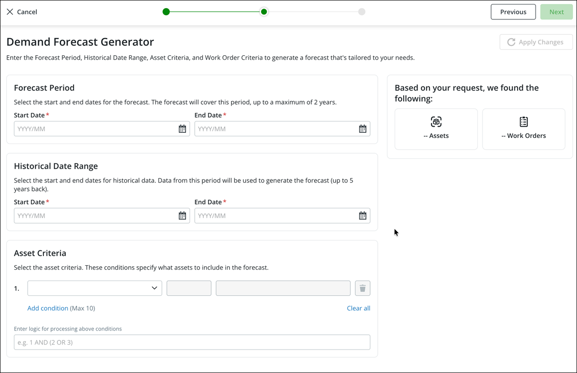 Generate Demand Forecast Manually