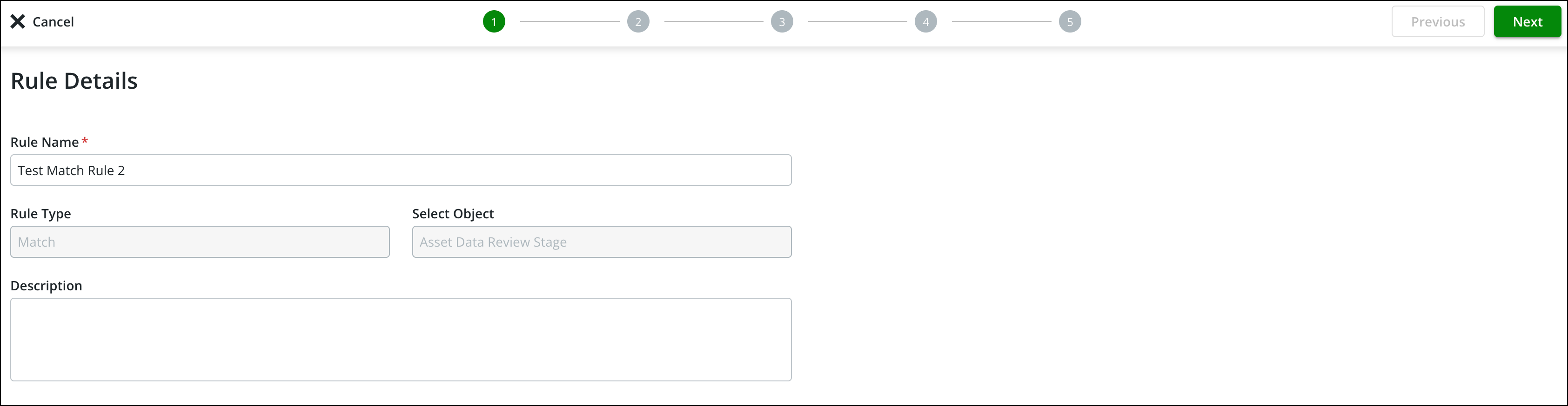 Rule Update Page