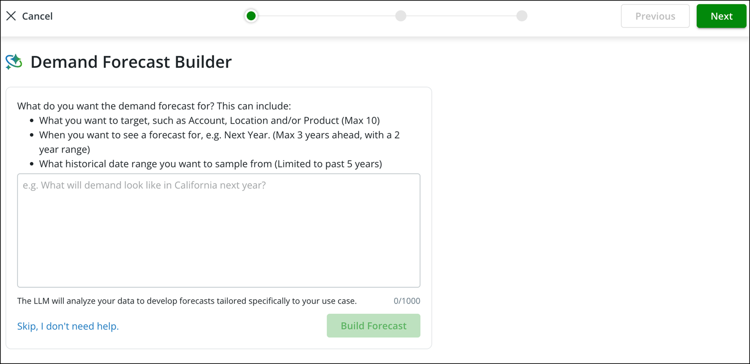 Demand Forecast AI Builder