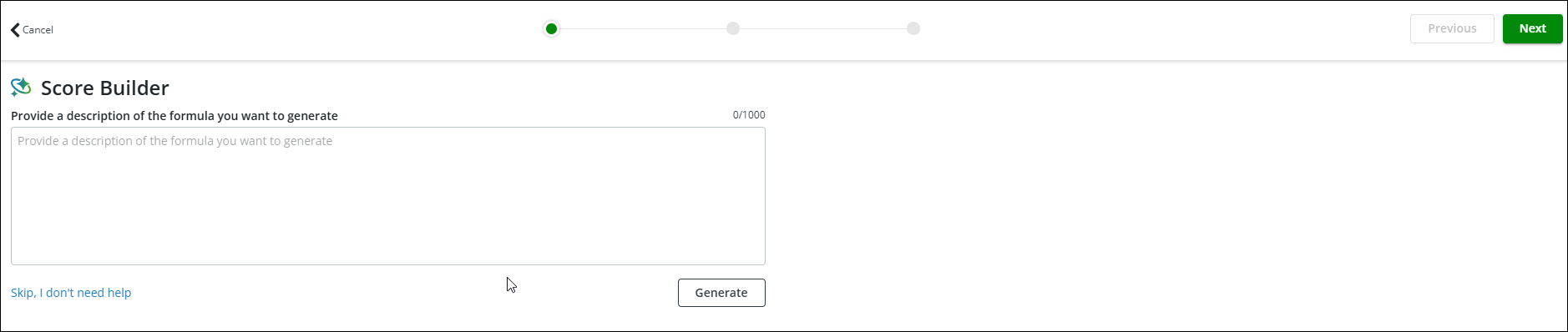Score Builder