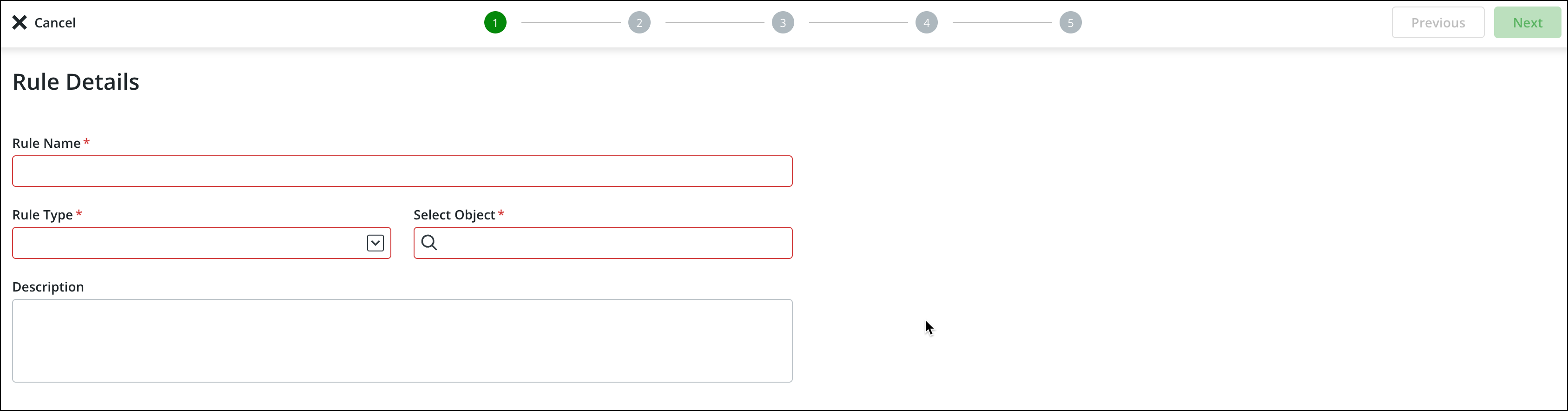 Rule Details Page Rule Details Page