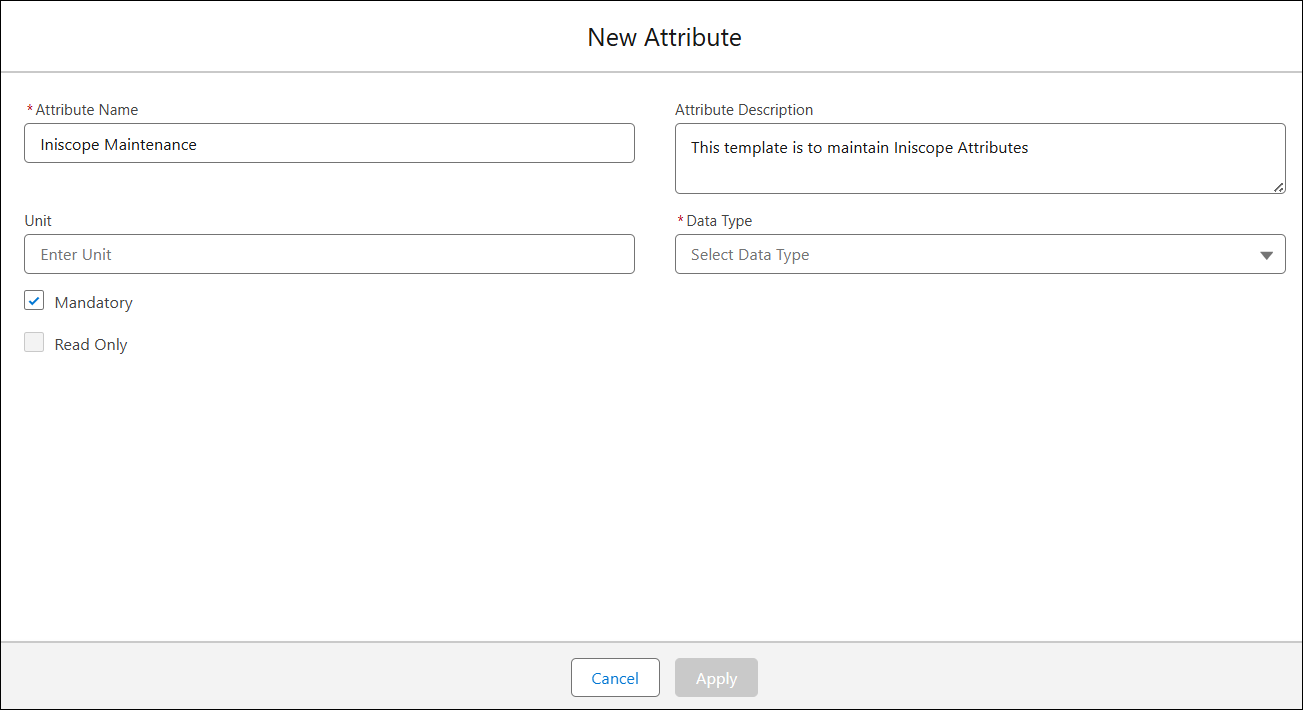 Add New Attribute