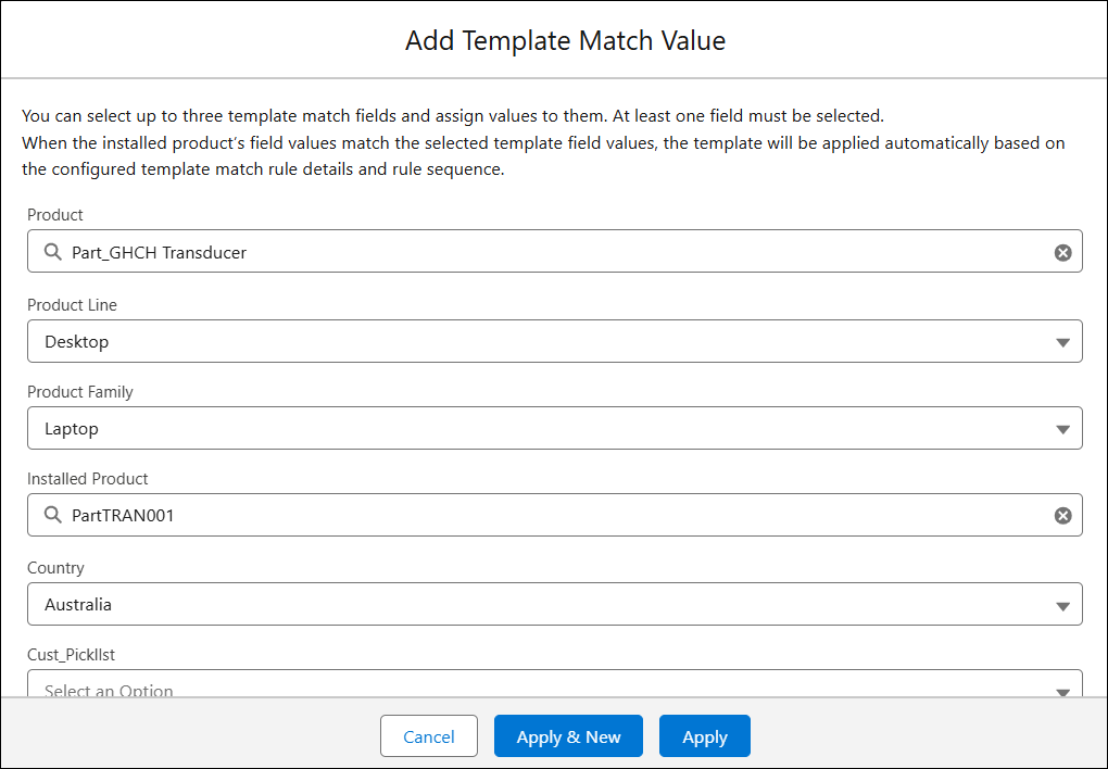 Add Template Match Value Add Template Match Value