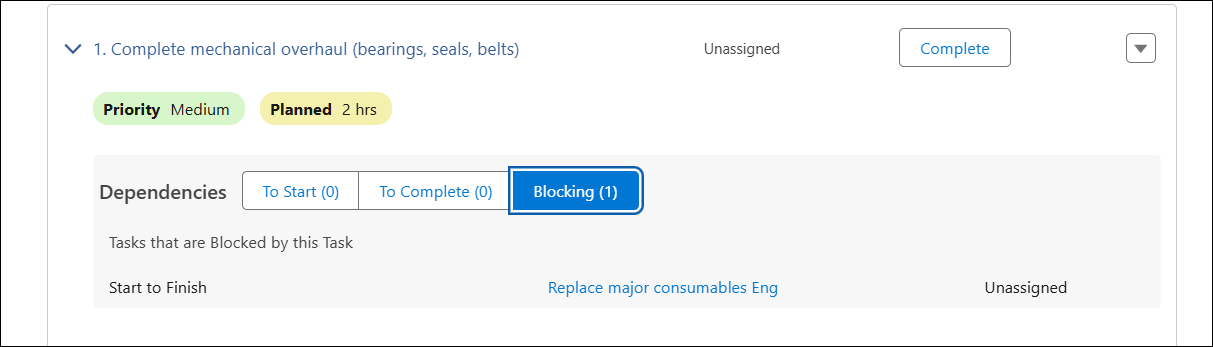 Blocking Task