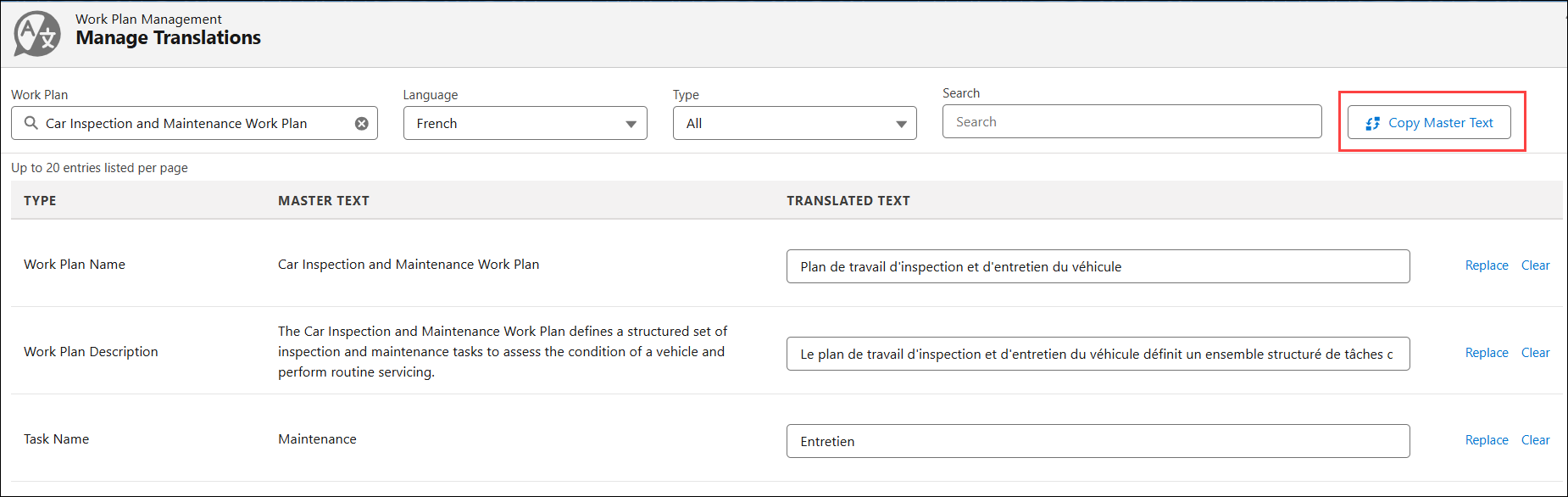 Copy Master Text Copy Master Text