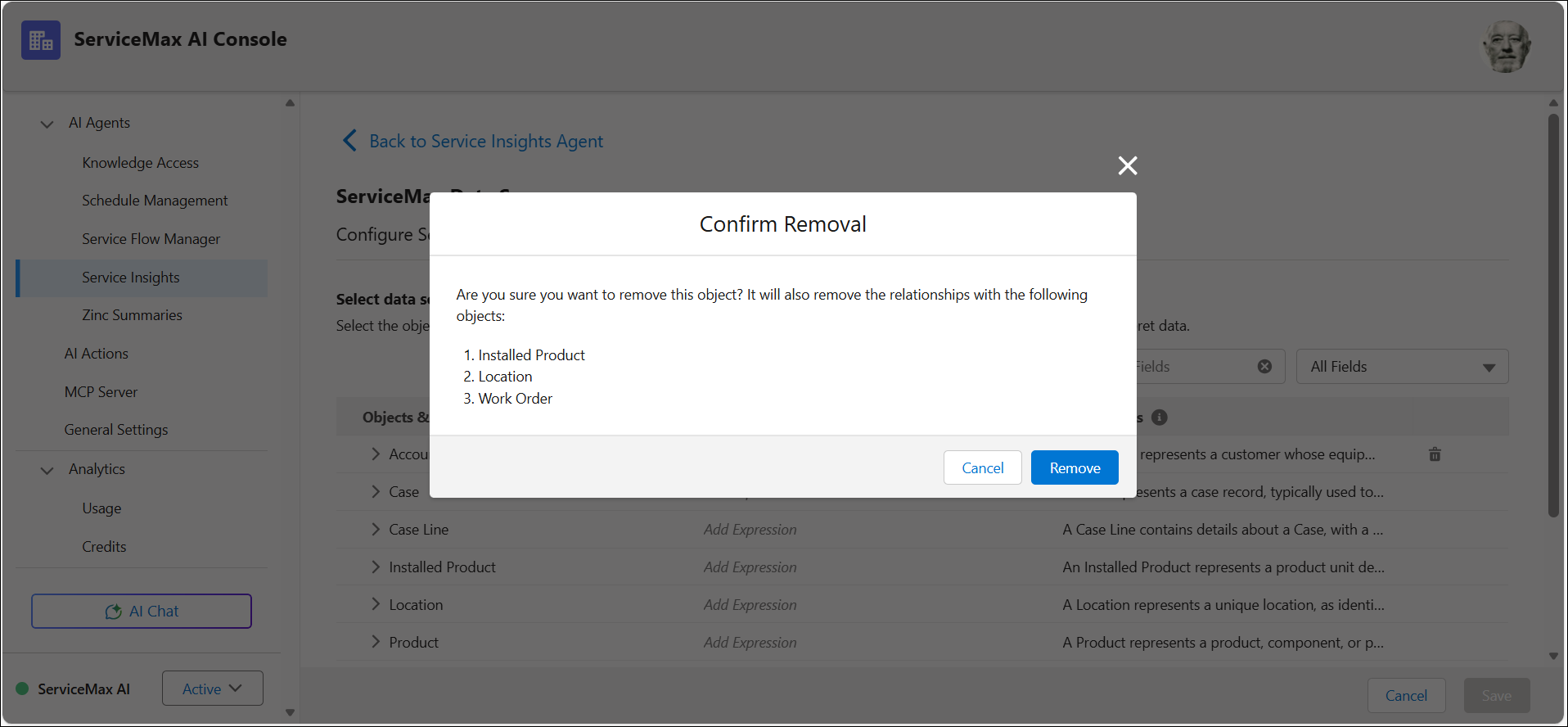 Data Source Removal