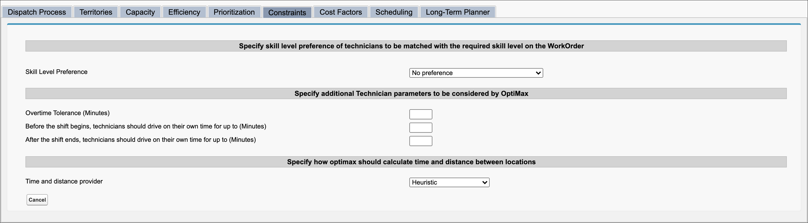 Defining Constraints Defining Constraints