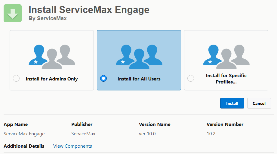 Installing Engage Extension Package