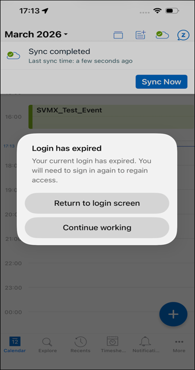 Alert in current release