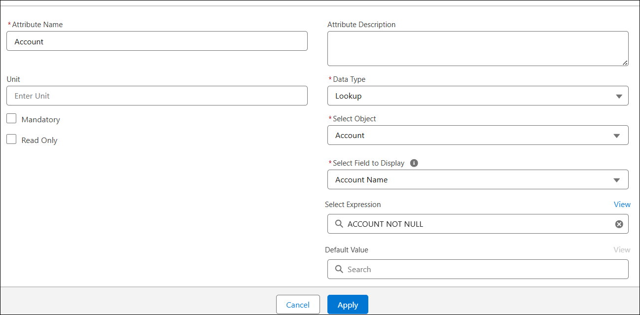 Lookup Attribute Lookup Attribute
