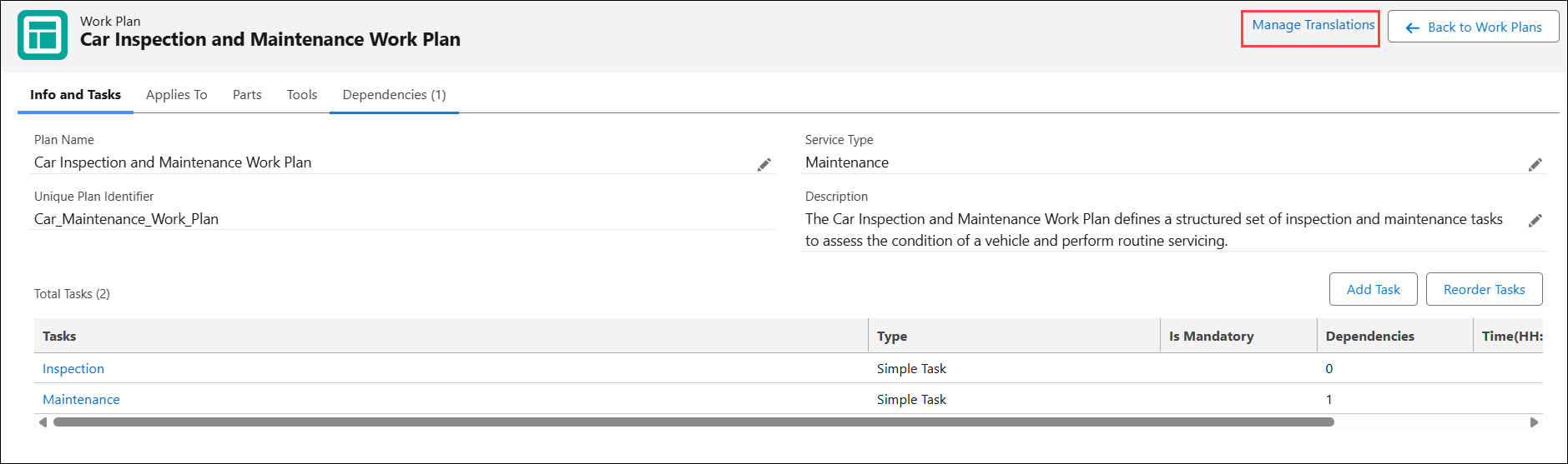 Manage Translations