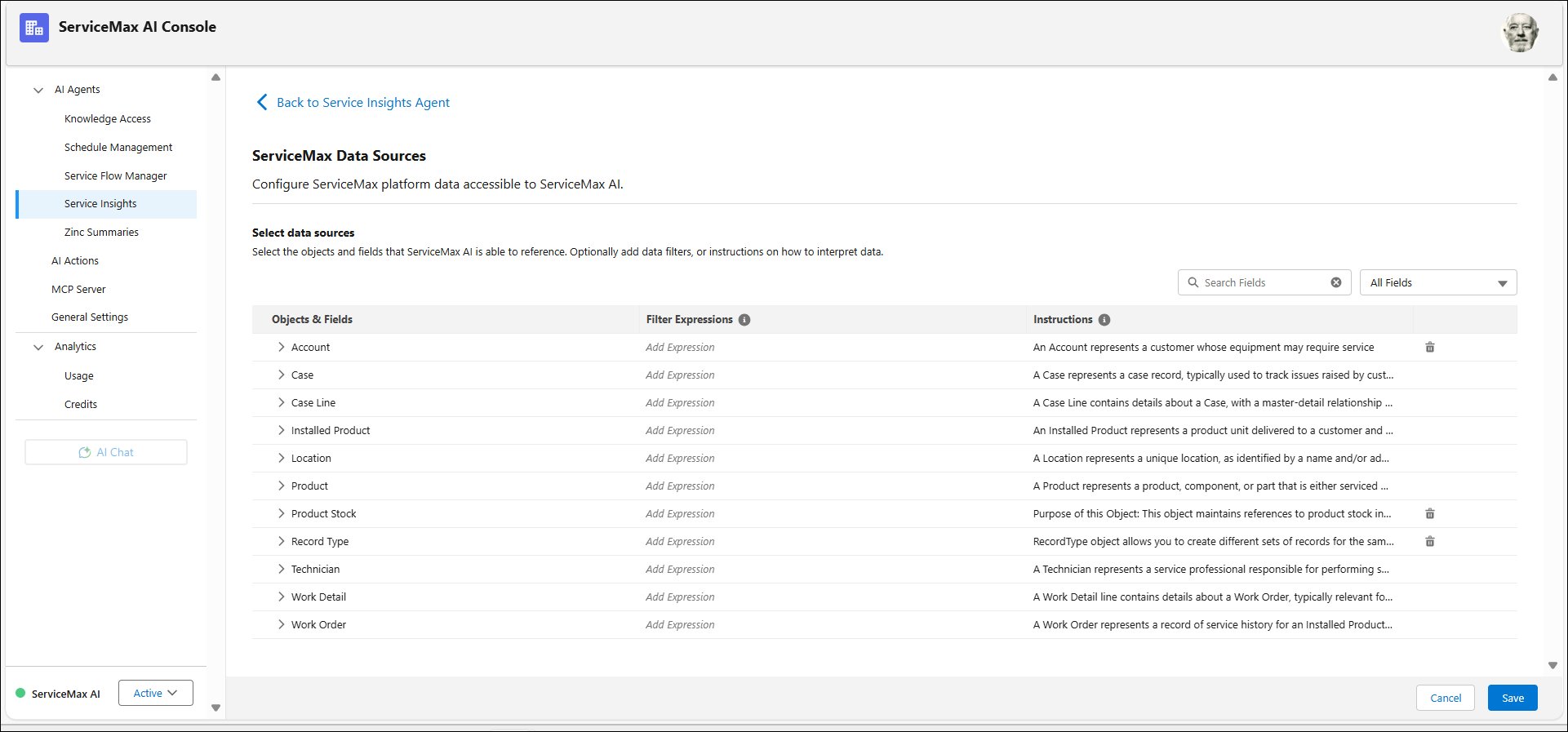 Managing Data Sources