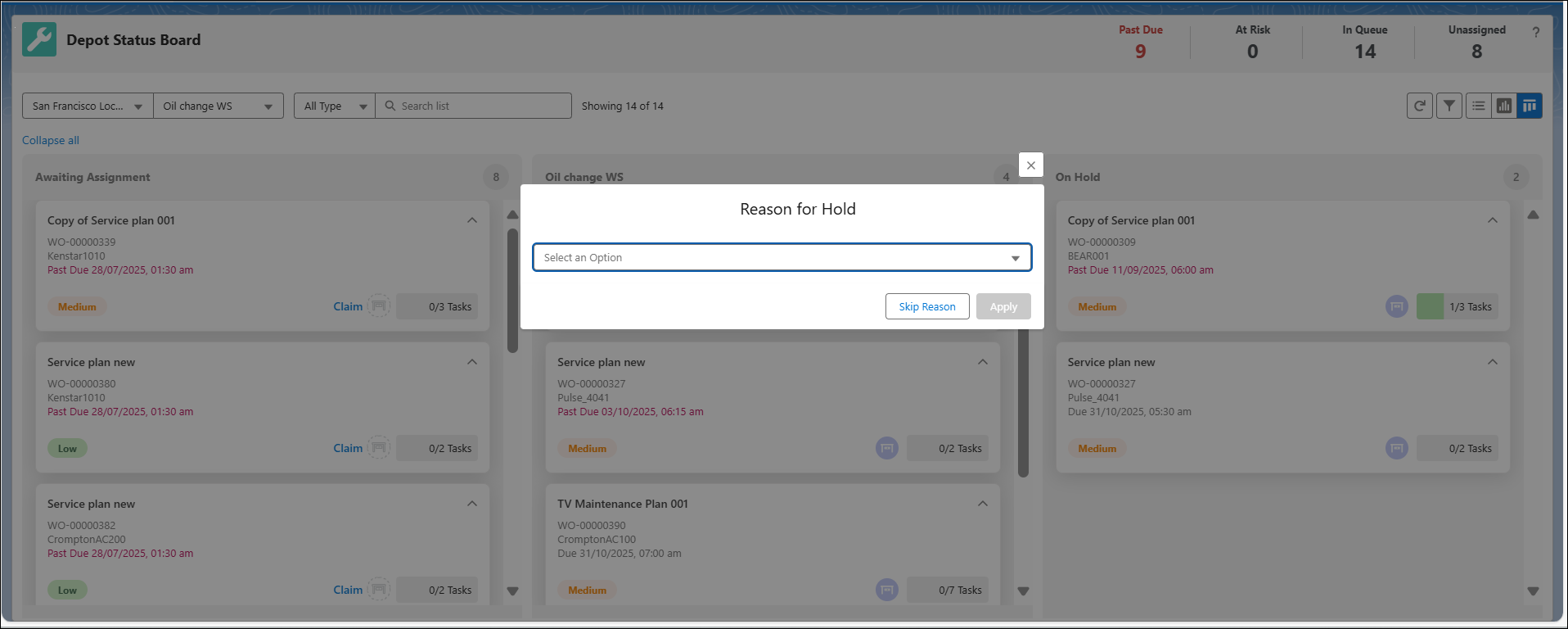 Mark Queue Items On Hold in Kanban Mode