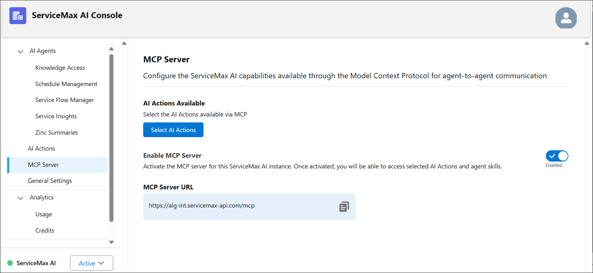 Enable MCP server
