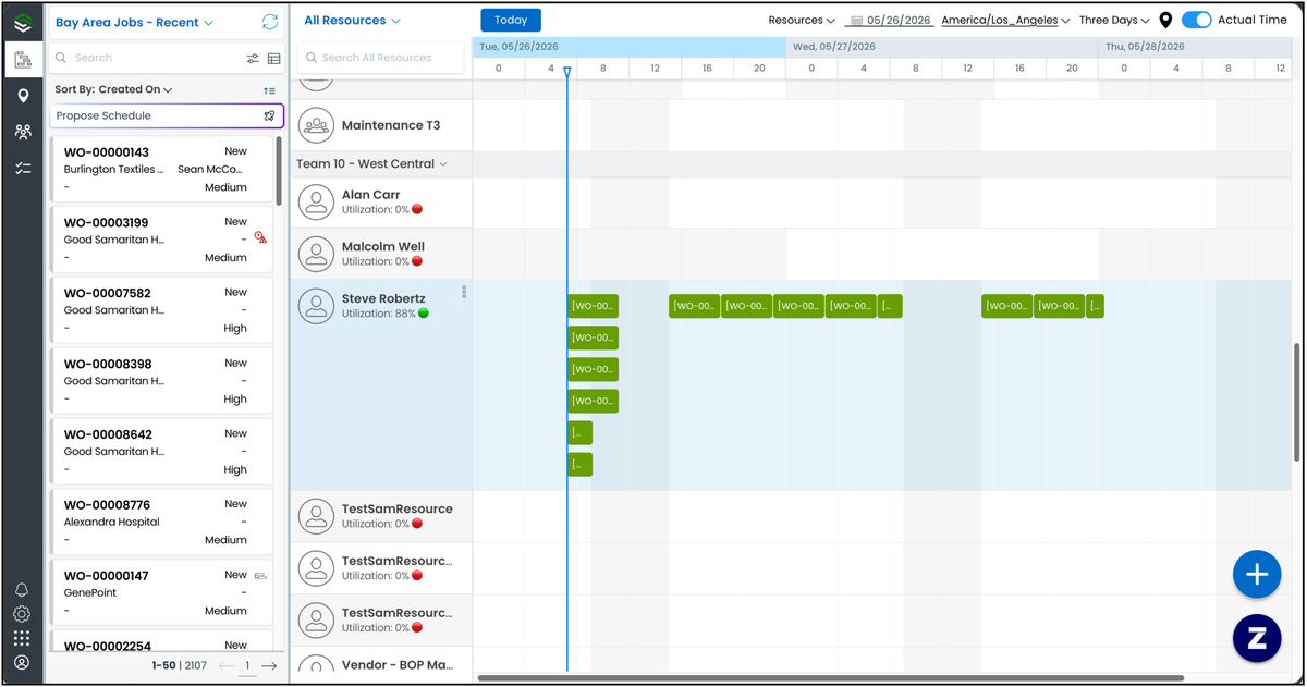 The image shows the Scheduler tab