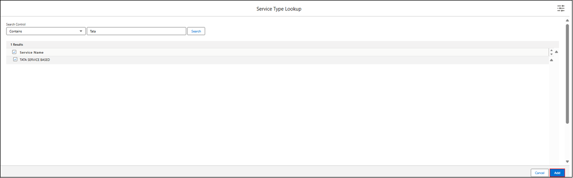 Service Type Lookup