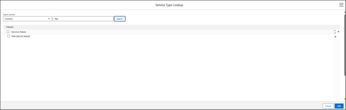 Service Type Lookup