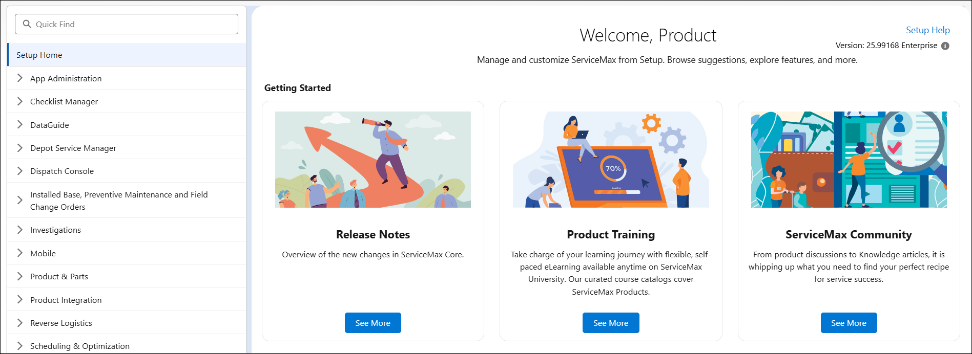 ServiceMax Setup