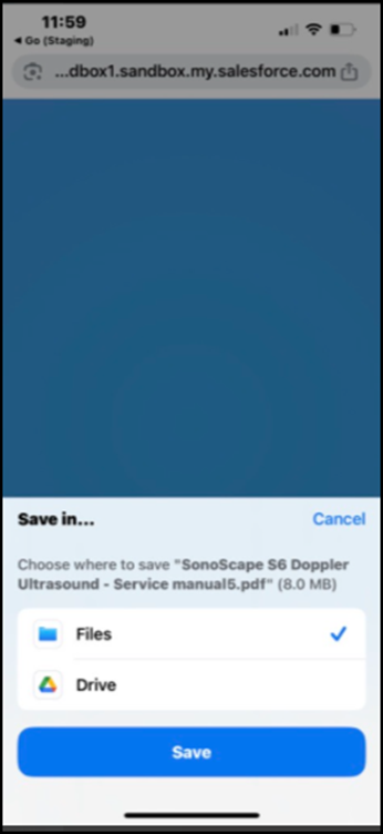 Source Document Saving Location