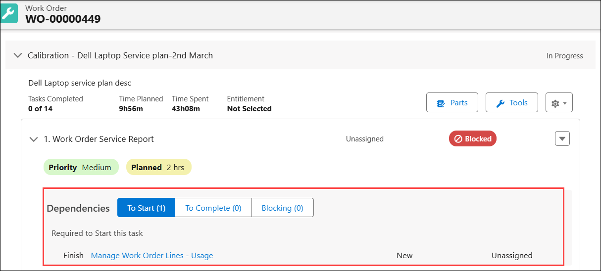 Task Execution Dependencies Task Execution Dependencies