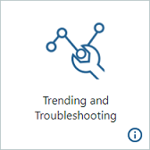 Trending and Troubleshooting tile