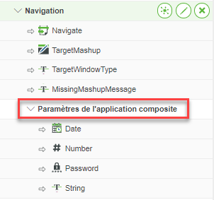 Paramètres d'application composite