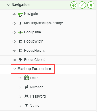 Mashup Parameters