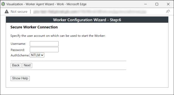 Secure worker connection authentication