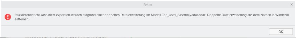 Fehler bei doppelter Erweiterung