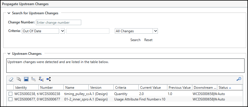 Propagate Upstream Changes