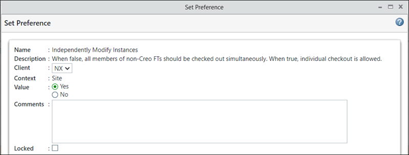 Independently modify instances window