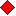 Rotes Rhombussymbol