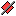 Icono de diamante rojo con línea que lo tacha