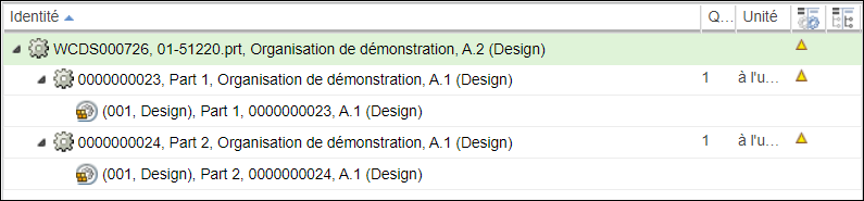 Structure du jeu "Fait de"