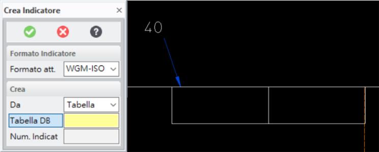 Crea Indicatore