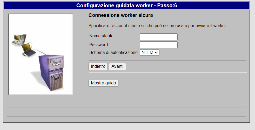 Secure worker connection authentication