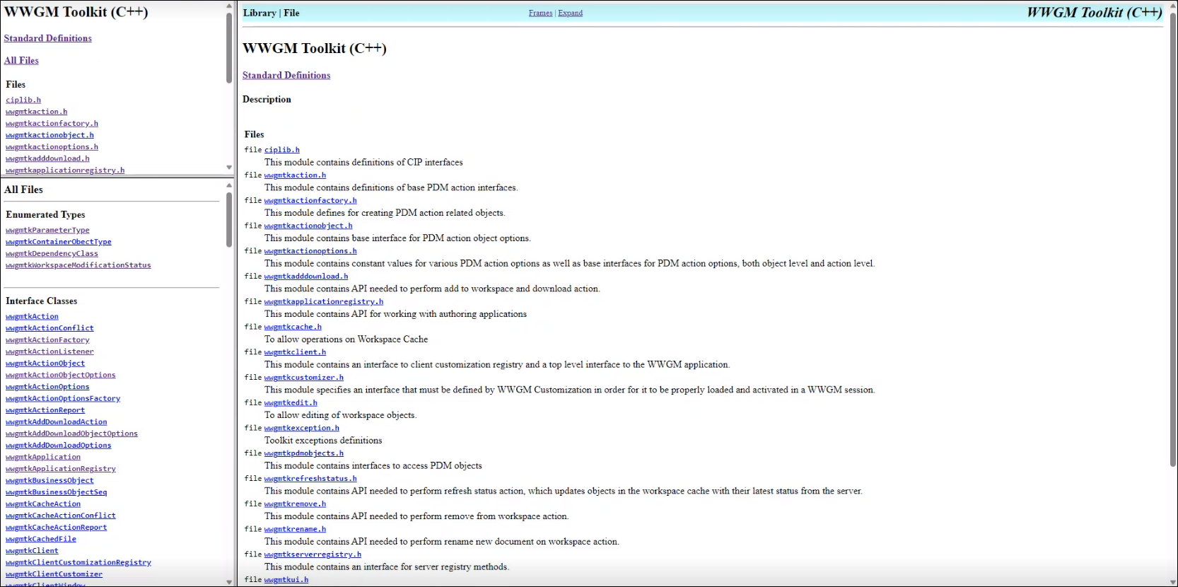 WWGM Toolkit APIWizard homepage