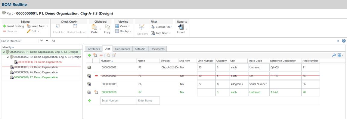 Redline Structure Browser