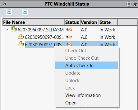 Right-click actions