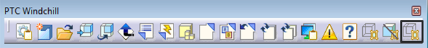 Structure mode in PTC Windchill Toolbar