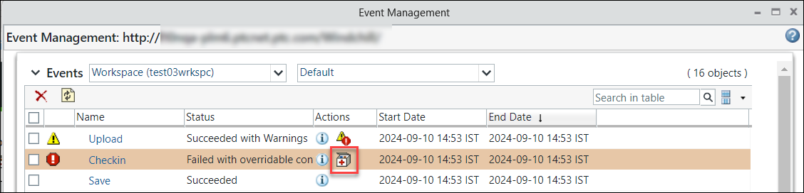 Click Resolve Conflict icon