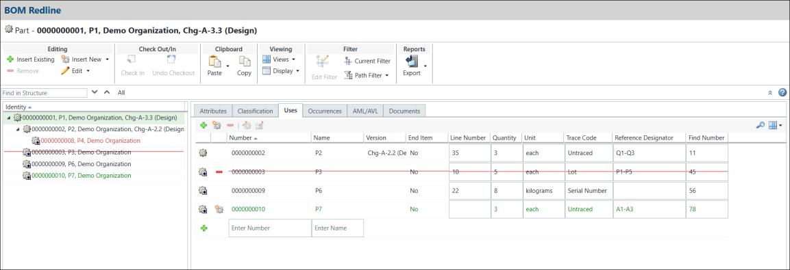 Redline Structure Browser