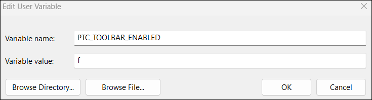 Modifier la variable d'environnement utilisateur