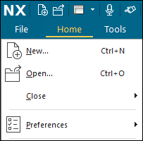 Open command
