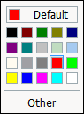 Color Control from Options Window