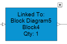 Block with a Diagram Link Button