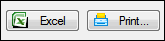 Excel and Print Buttons